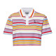 Karl Kani Γυναικεία μπλούζα Chest Signature Stripe Polo Short Tee